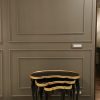 Modern Black Nesting Tables — 3-Piece Luxury Accent Table Set with Gold Trim for Living Room & Bedroom