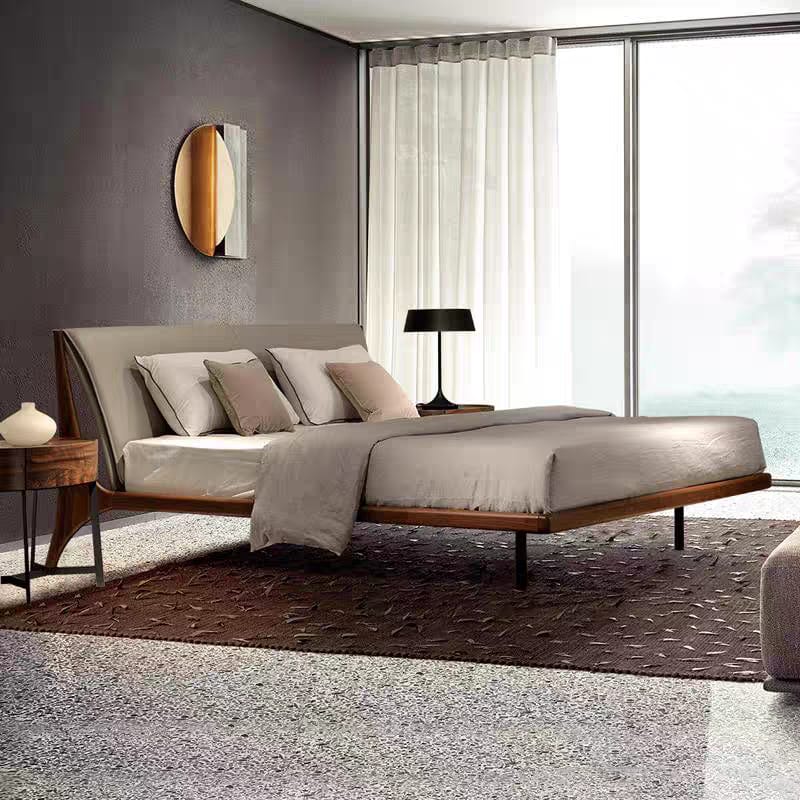 High-Quality Wooden Bed for Bedroom – Minimalist & Elegant | EasyDecor - Image 5