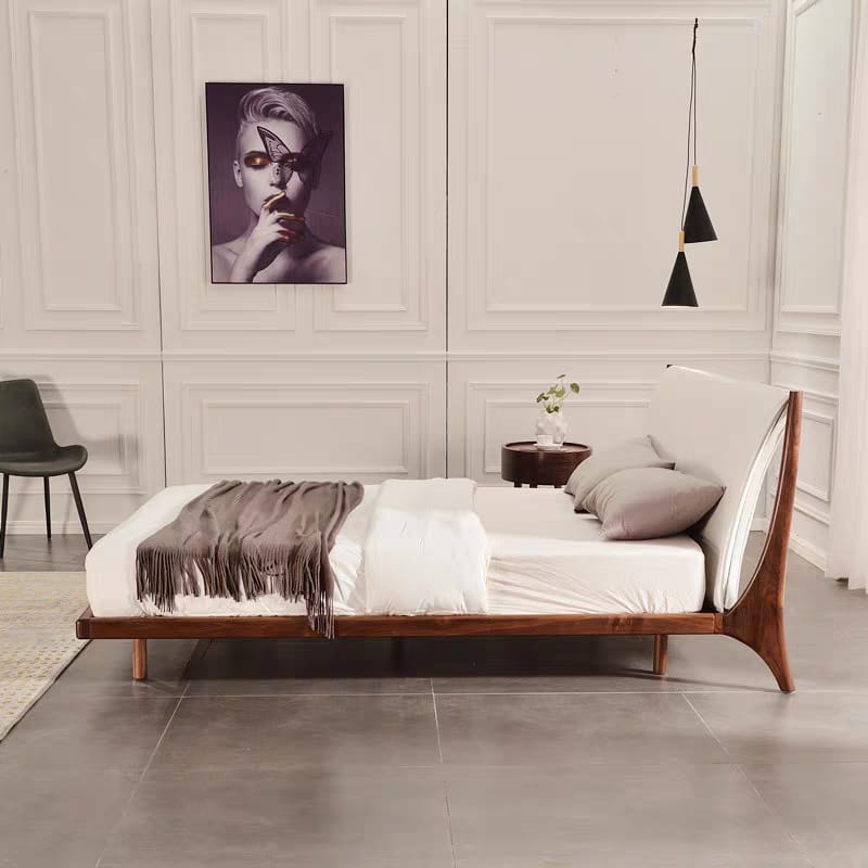 High-Quality Wooden Bed for Bedroom – Minimalist & Elegant | EasyDecor - Image 3